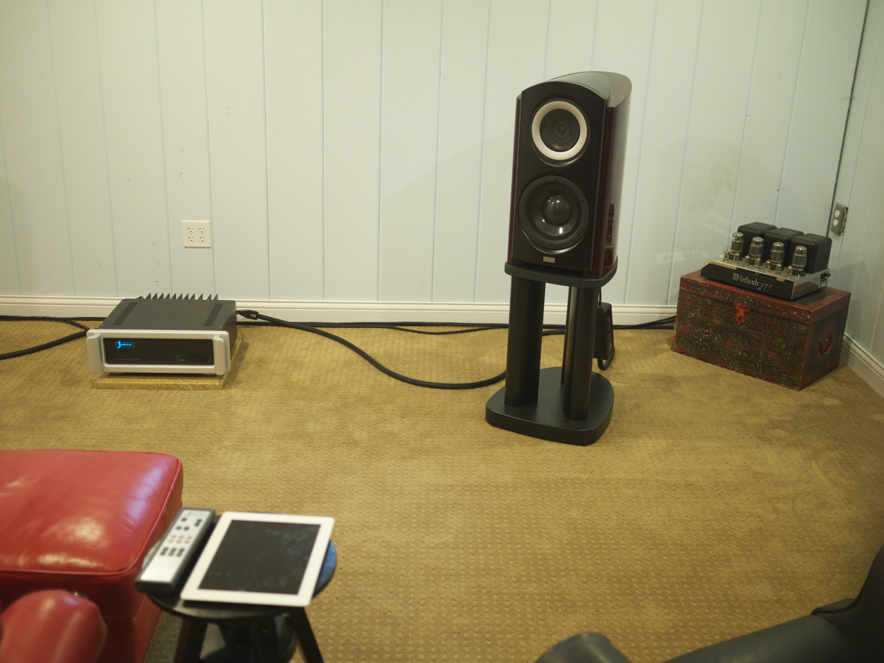 Front right channel TAD Labs CR1 loudspeaker.