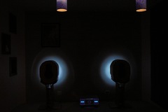 Glowing speakers