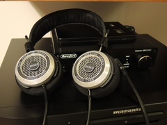 Grado 325is with battery powered Beresford Caiman II DAC.